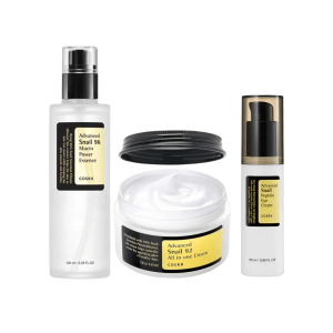 COSRX - Rutina Advanced Snail 92, Snail 96 y Snail Peptide Eye Cream | Rutina Reparadora