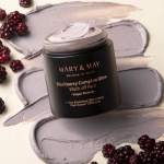 MARY & MAY - Vegan Blackberry Complex Glow Wash Off Pack 125 GR |  Mascarilla Antiedad Exfoliante